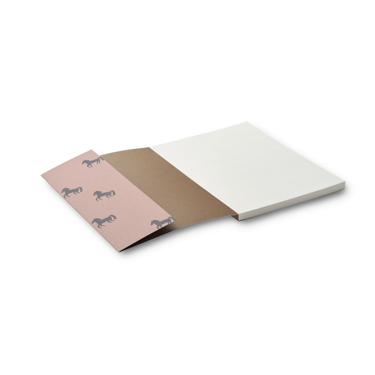Liewood Jae notebook medium - Horses / Dark rosetta - NOTEBOOK