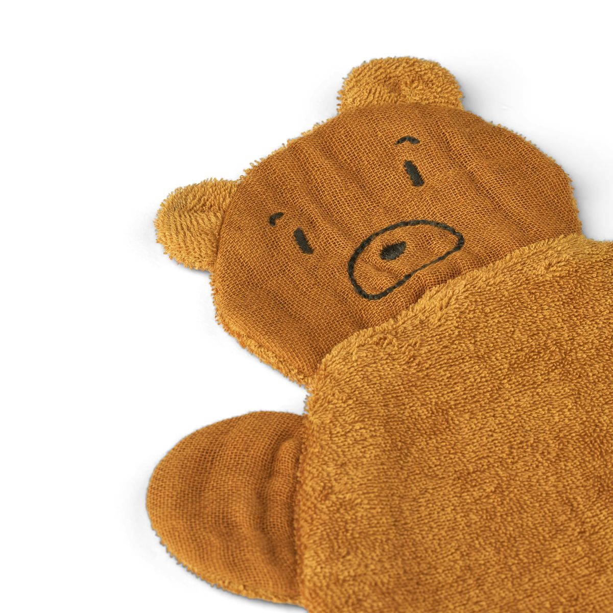 Liewood Janai cuddle cloth 2-pack - Mr bear / Golden caramel - CUDDLE CLOTH