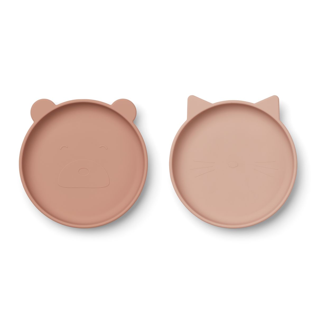 Liewood Olivia Plate 2 Pack - Rose mix - PLATE