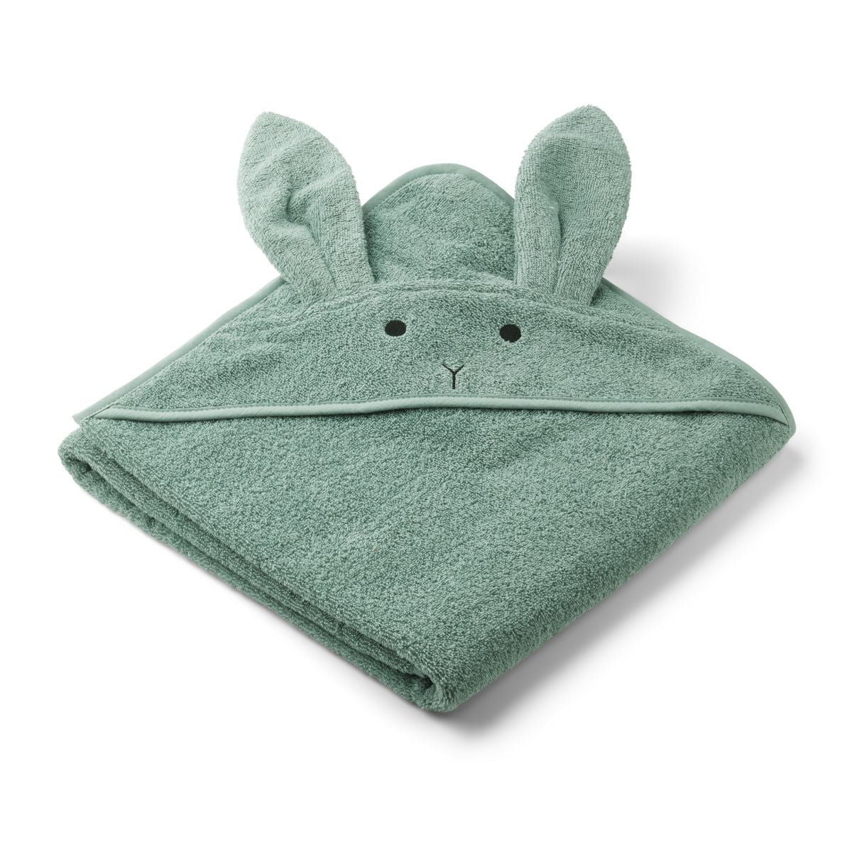 Liewood Augusta Hooded Junior Towel - Rabbit peppermint - TOWEL / WASHCLOTH