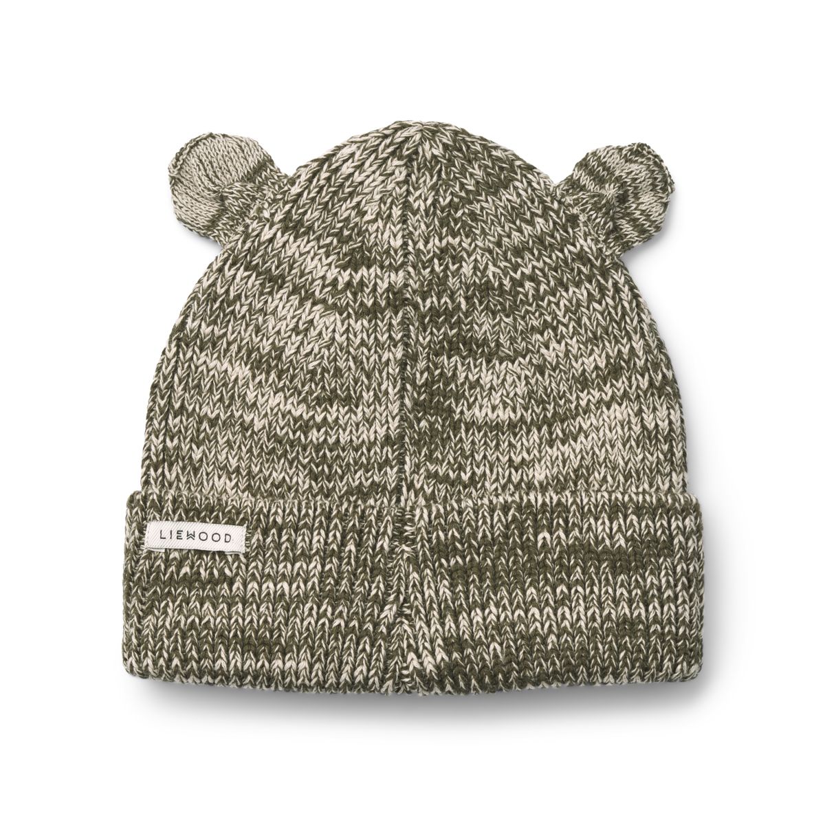 Liewood Gina Beanie With Ears - Army brown / Sandy - HATS/CAP
