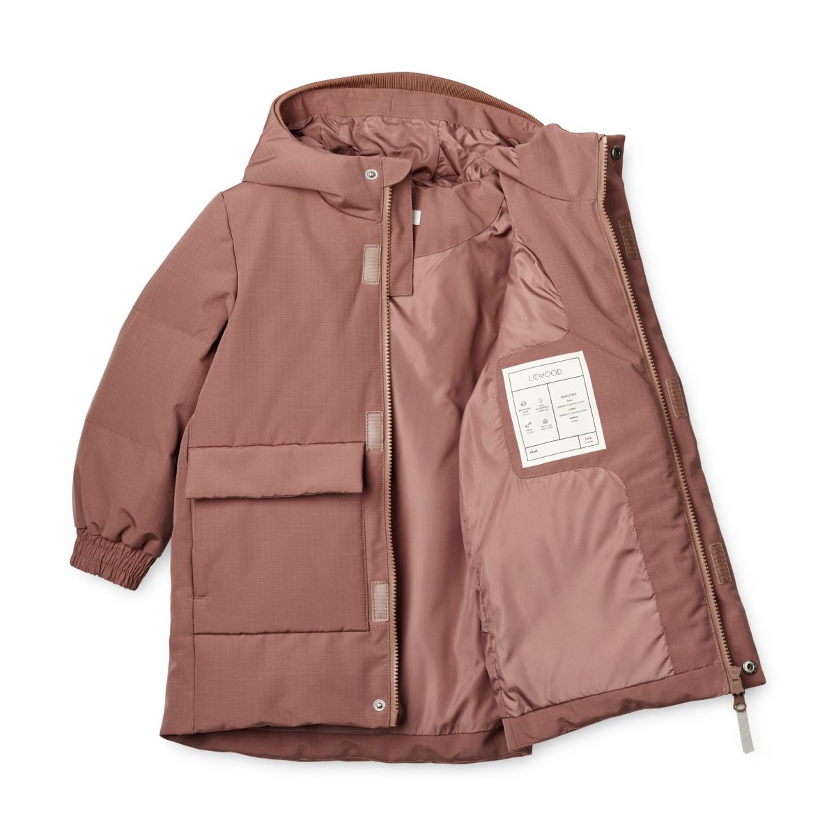 Liewood Althea Puffer Coat - Dark Rosetta - JACKET