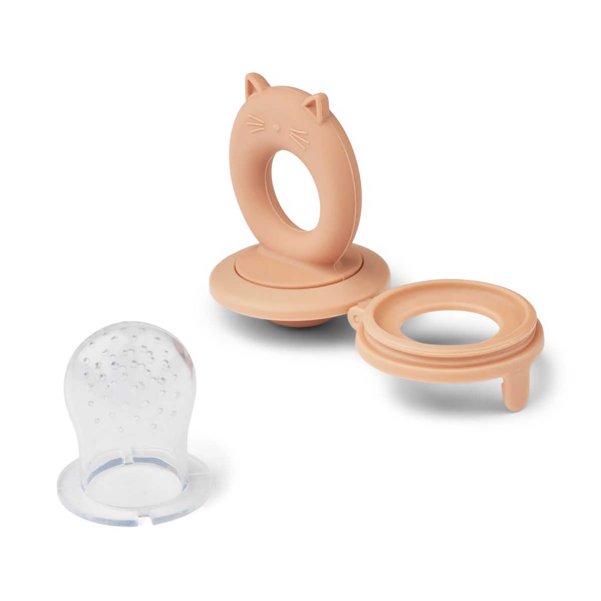 Liewood Miranda Food Feeder 2-pack - Tuscany rose / Apple blossom - FEEDER