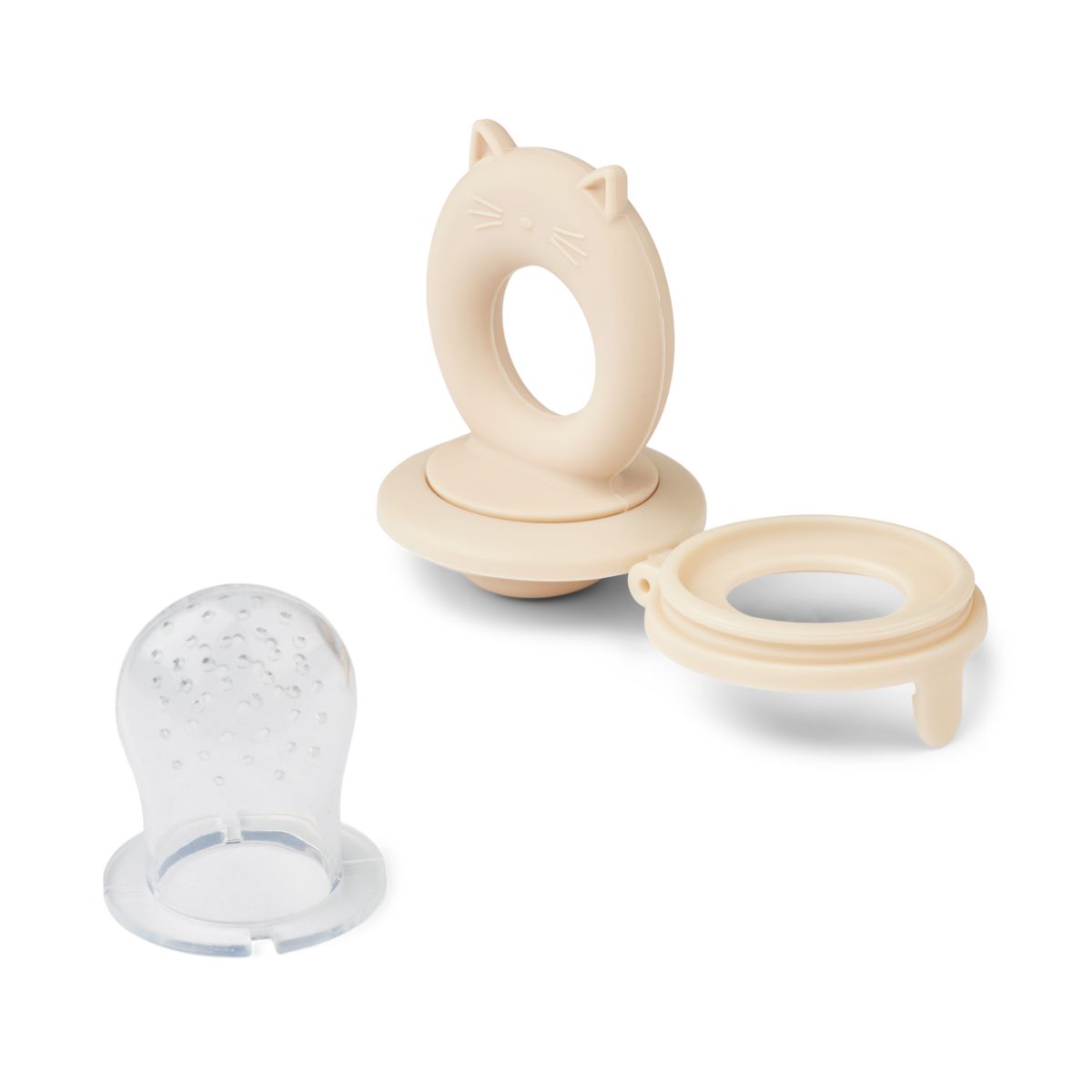 Liewood Miranda Food Feeder 2-pack - Tuscany rose / Apple blossom - FEEDER