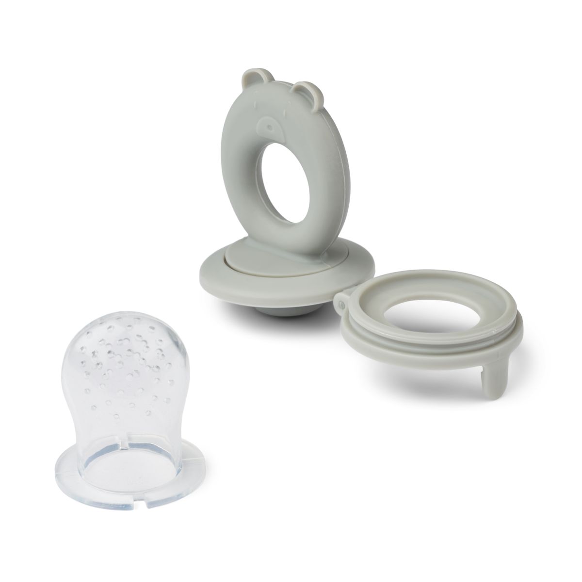 Liewood Miranda Food Feeder 2-pack - Whale blue / Dove blue - FEEDER