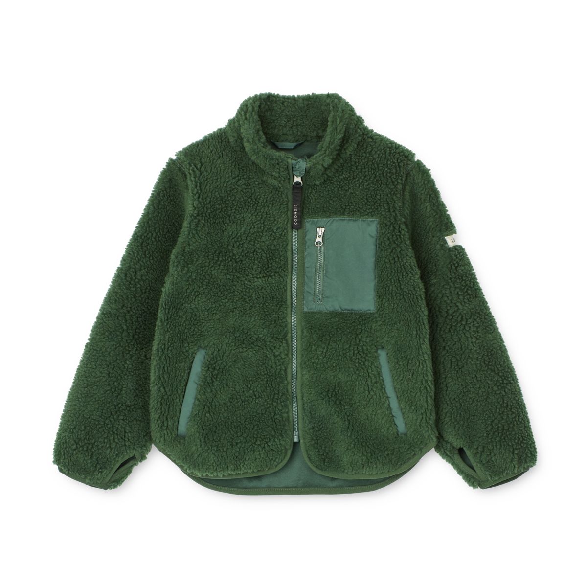 Liewood Nolan Pile Jacket - Garden green - JACKET