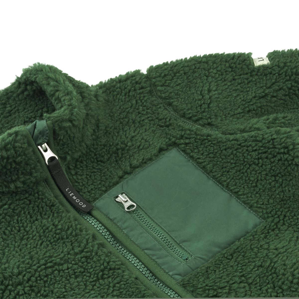 Liewood Nolan Pile Jacket - Garden green - JACKET