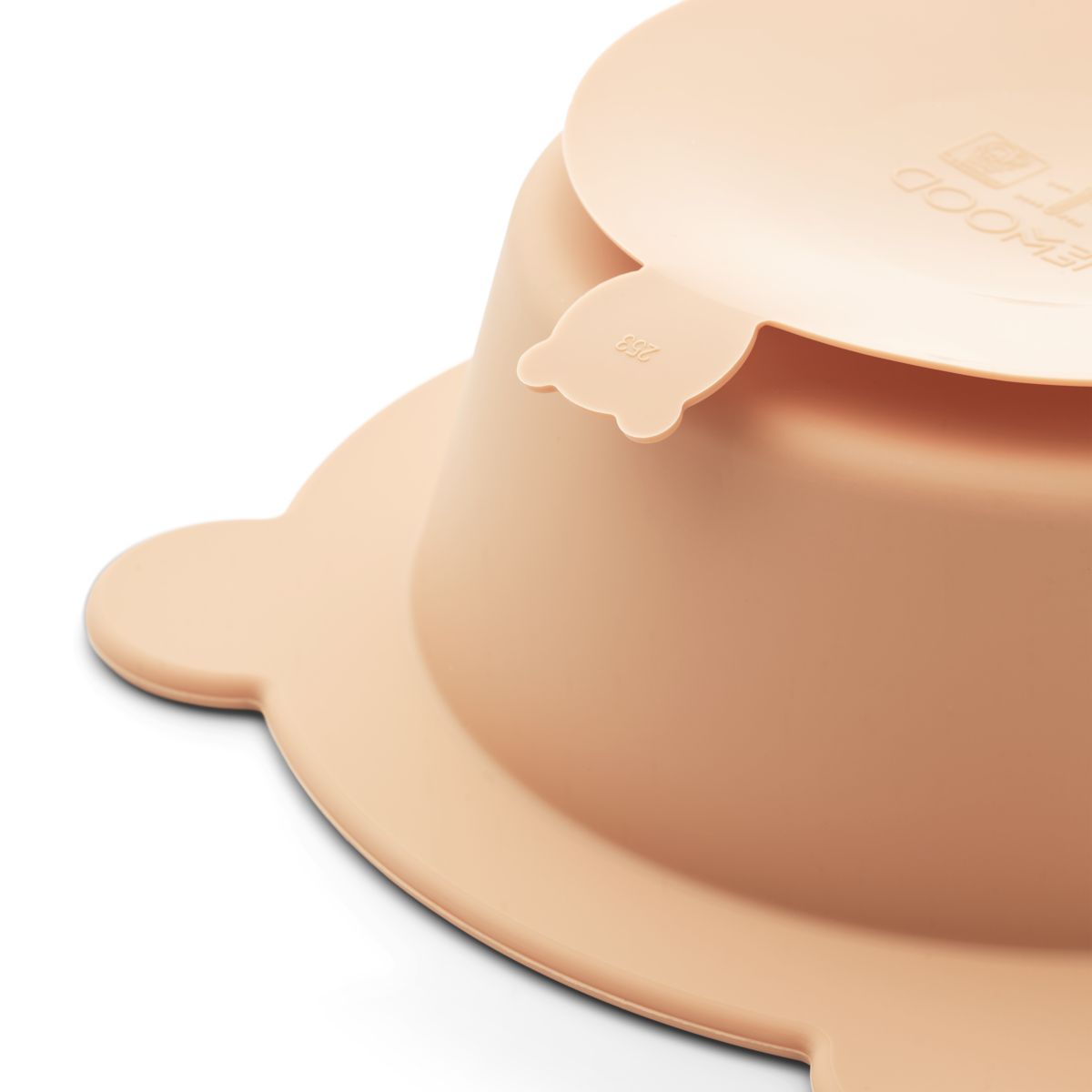 Liewood Peony Suction Bowl 2-Pack - Mustard / tuscany rose mix - BOWL