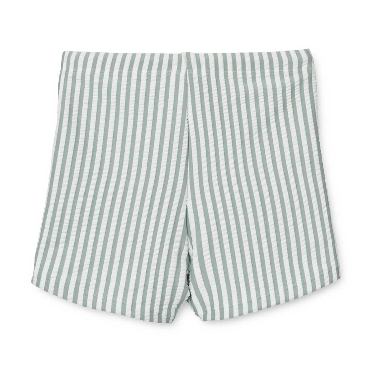 Liewood Otto Seersucker Swim Trunks - Y/D stripe: Sea blue/white - SWIMPANTS