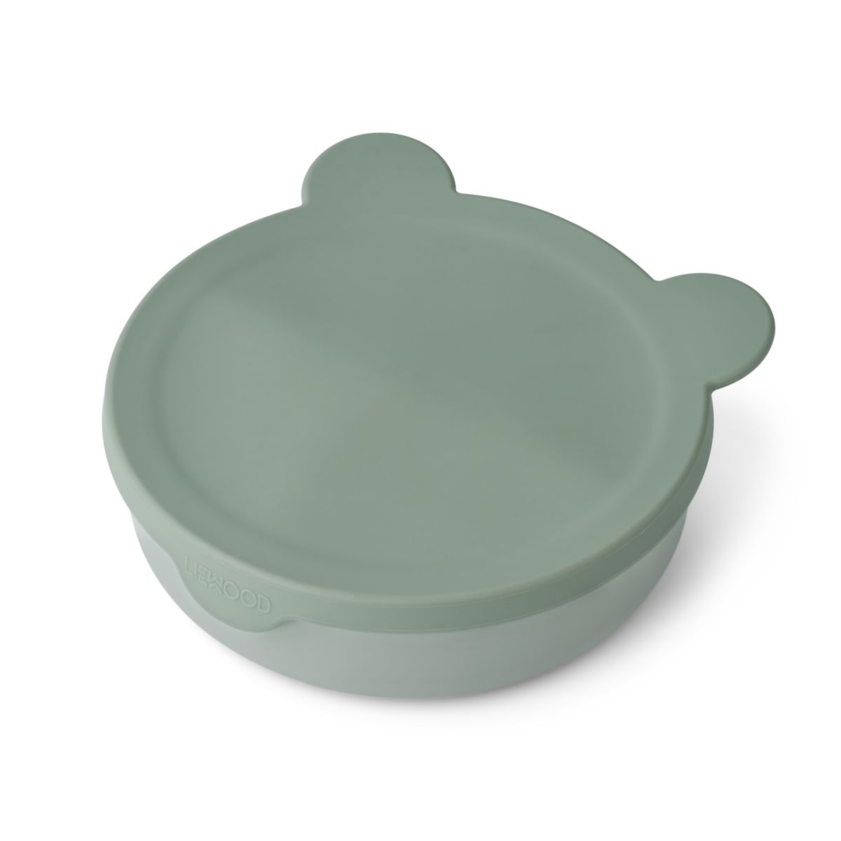Liewood Rosie Divider Bowl With Lid - Mr. bear/faune green/dove blue mix - BOWL