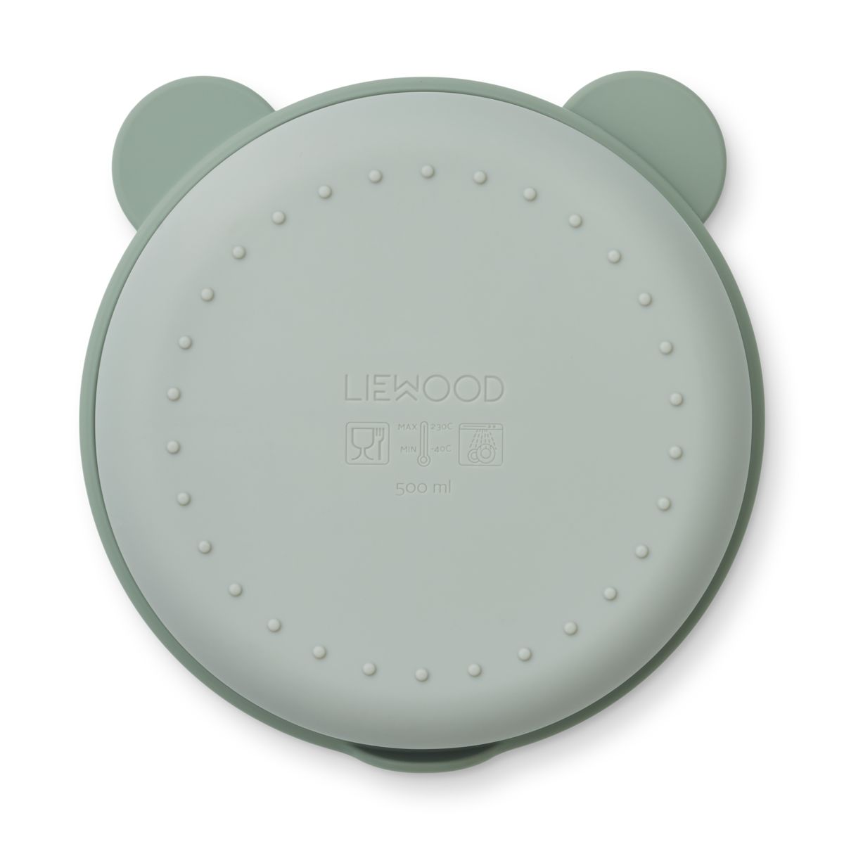 Liewood Rosie Divider Bowl With Lid - Mr. bear/faune green/dove blue mix - BOWL