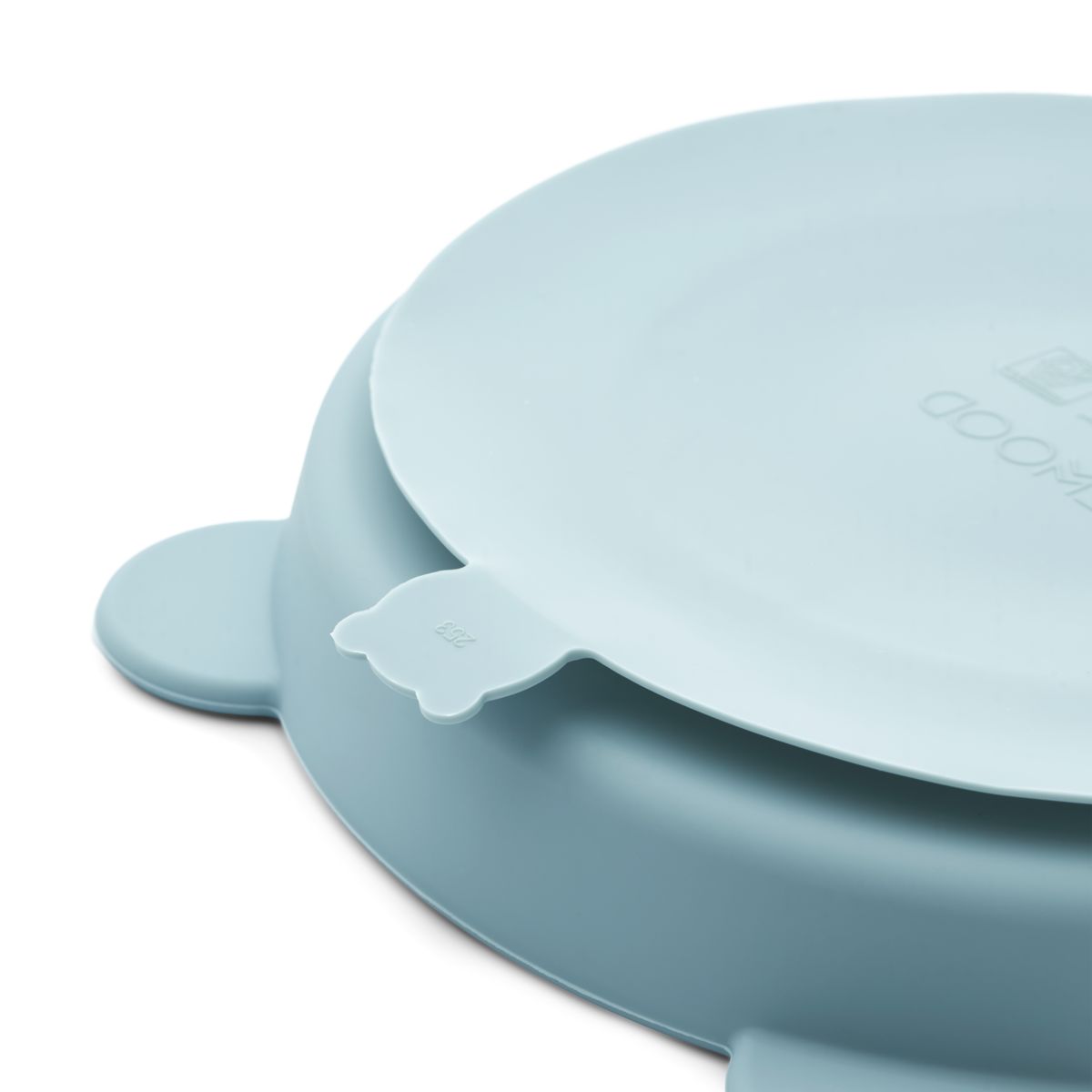 Liewood Stacy Divider Suction Plate 2-Pack - Sea blue / Whale blue - PLATE
