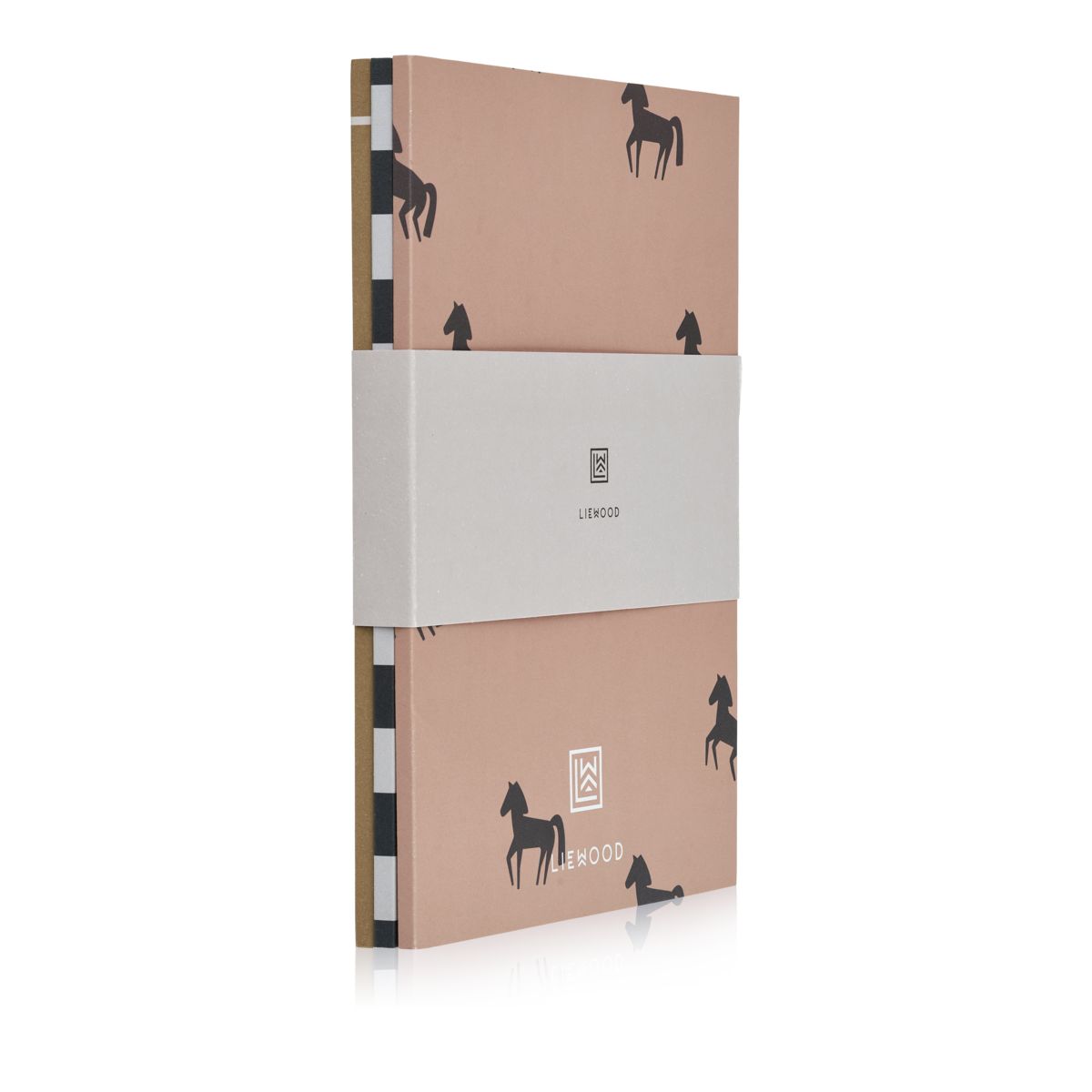 Liewood Sidney notebooks - Horses / Stripe mix - NOTEBOOK