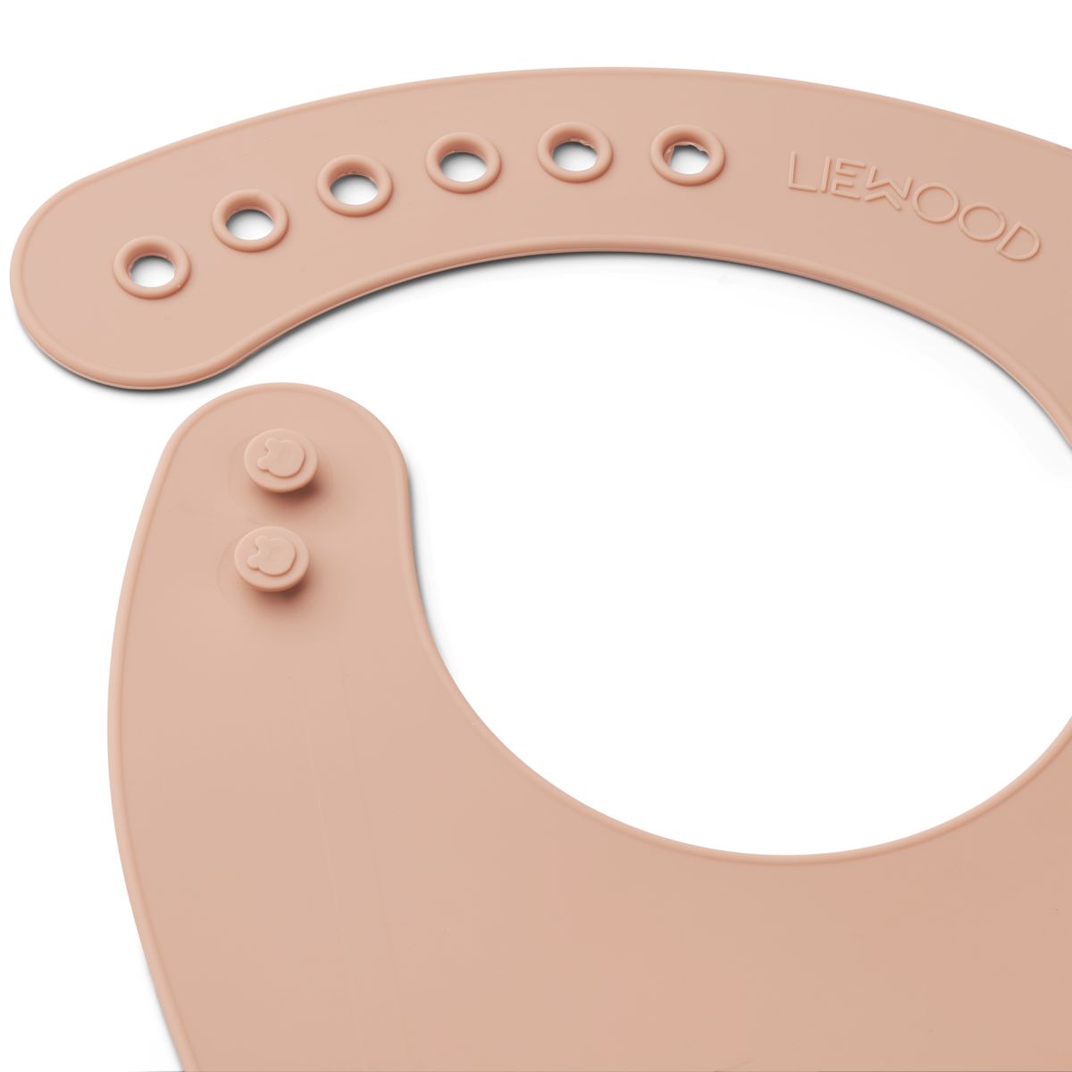 Liewood Tilda Silicone Bib 2 Pack - Cat rose - BIB