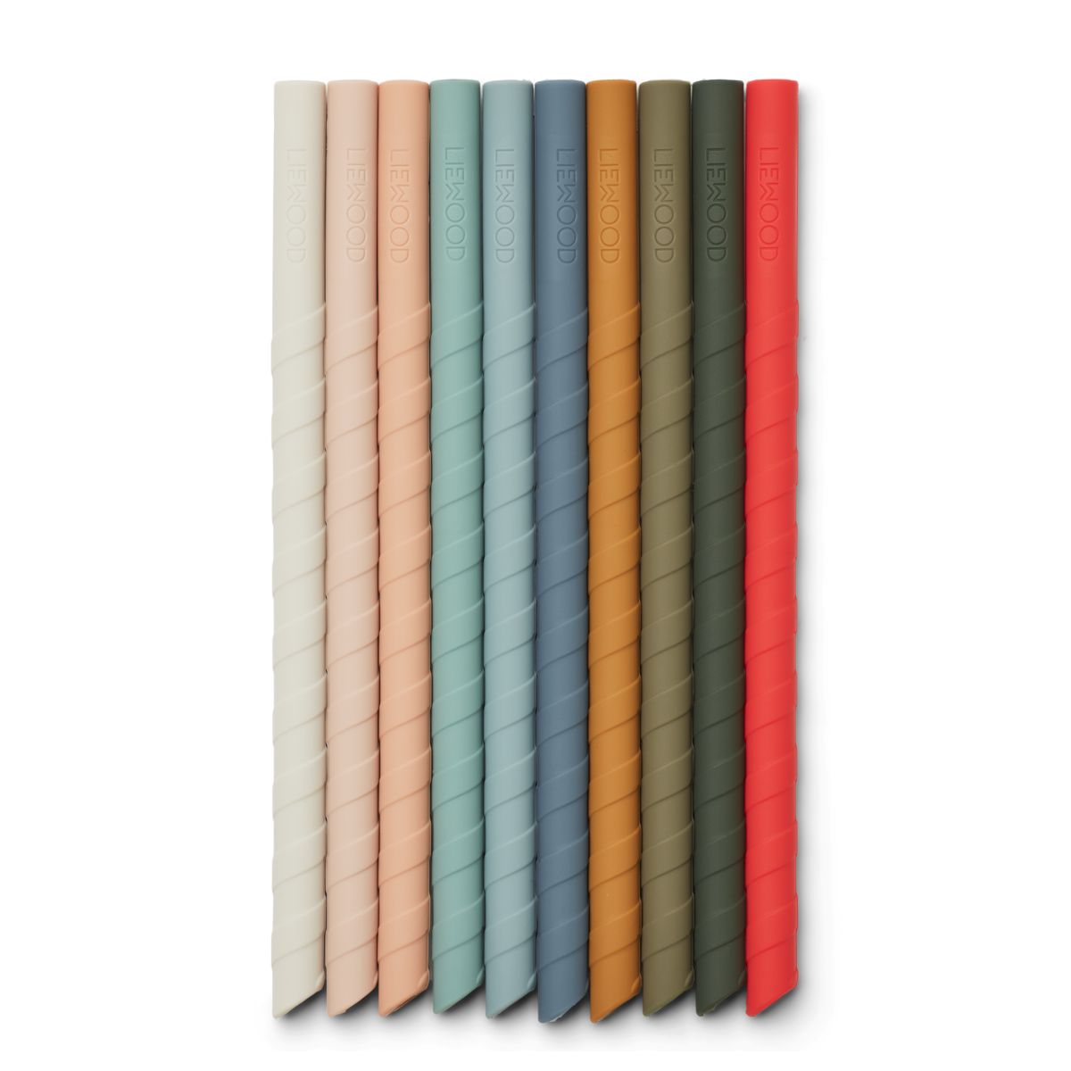 Liewood Timoti straw 10 pack - Multi mix - STRAW