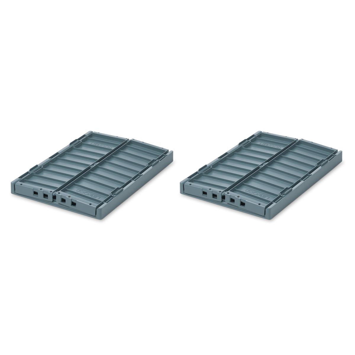 Liewood WESTON Medium Storage Box 2-Pack - Whale blue - STORAGE BOX