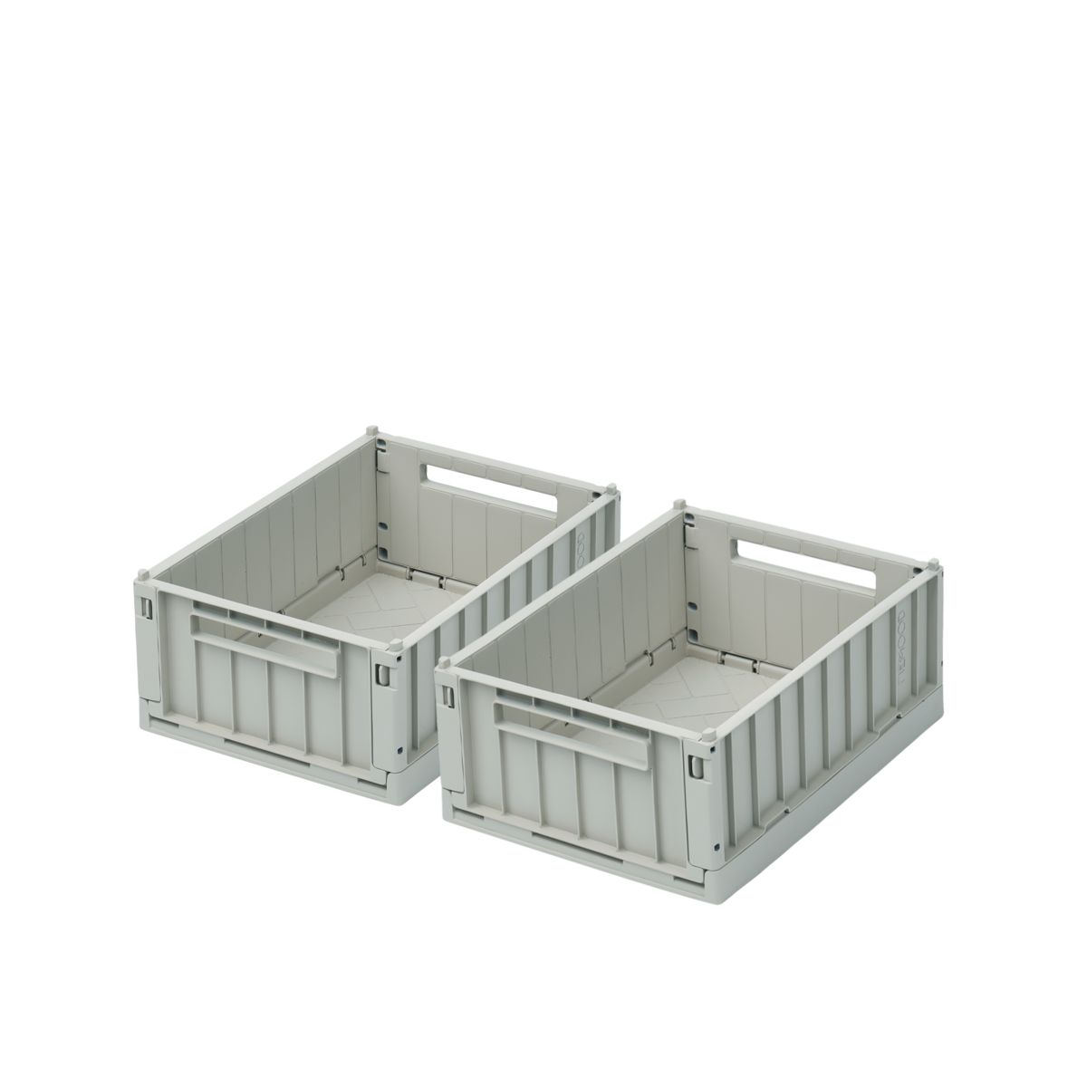 Liewood WESTON Small Storage Box 2-Pack - Dove blue - STORAGE BOX