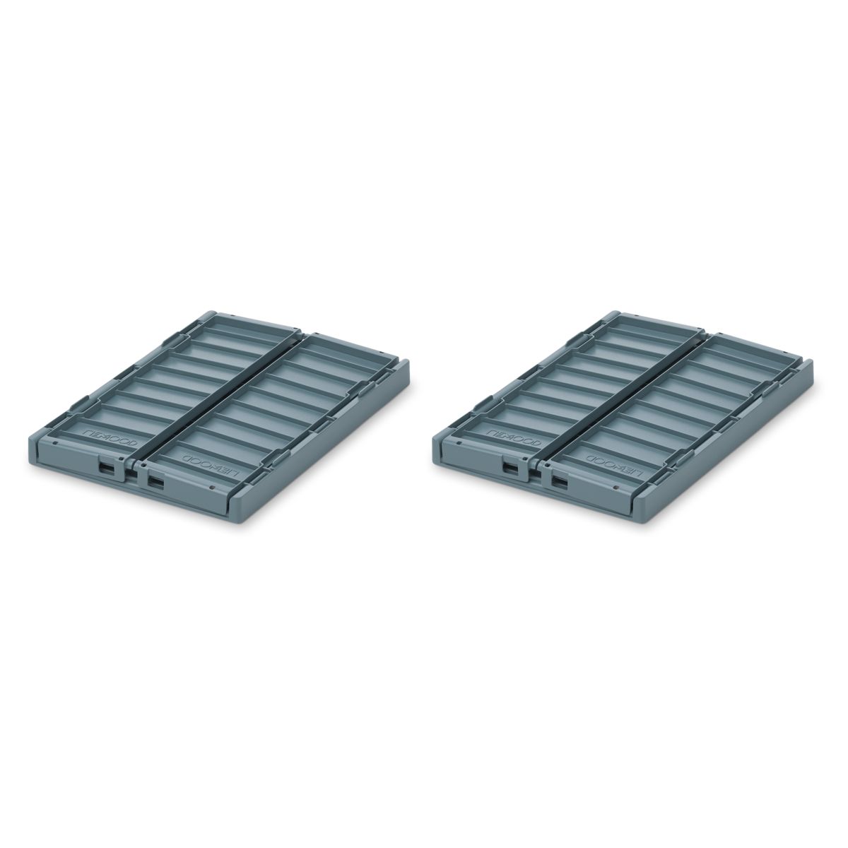 Liewood WESTON Small Storage Box 2-Pack - Whale blue - STORAGE BOX
