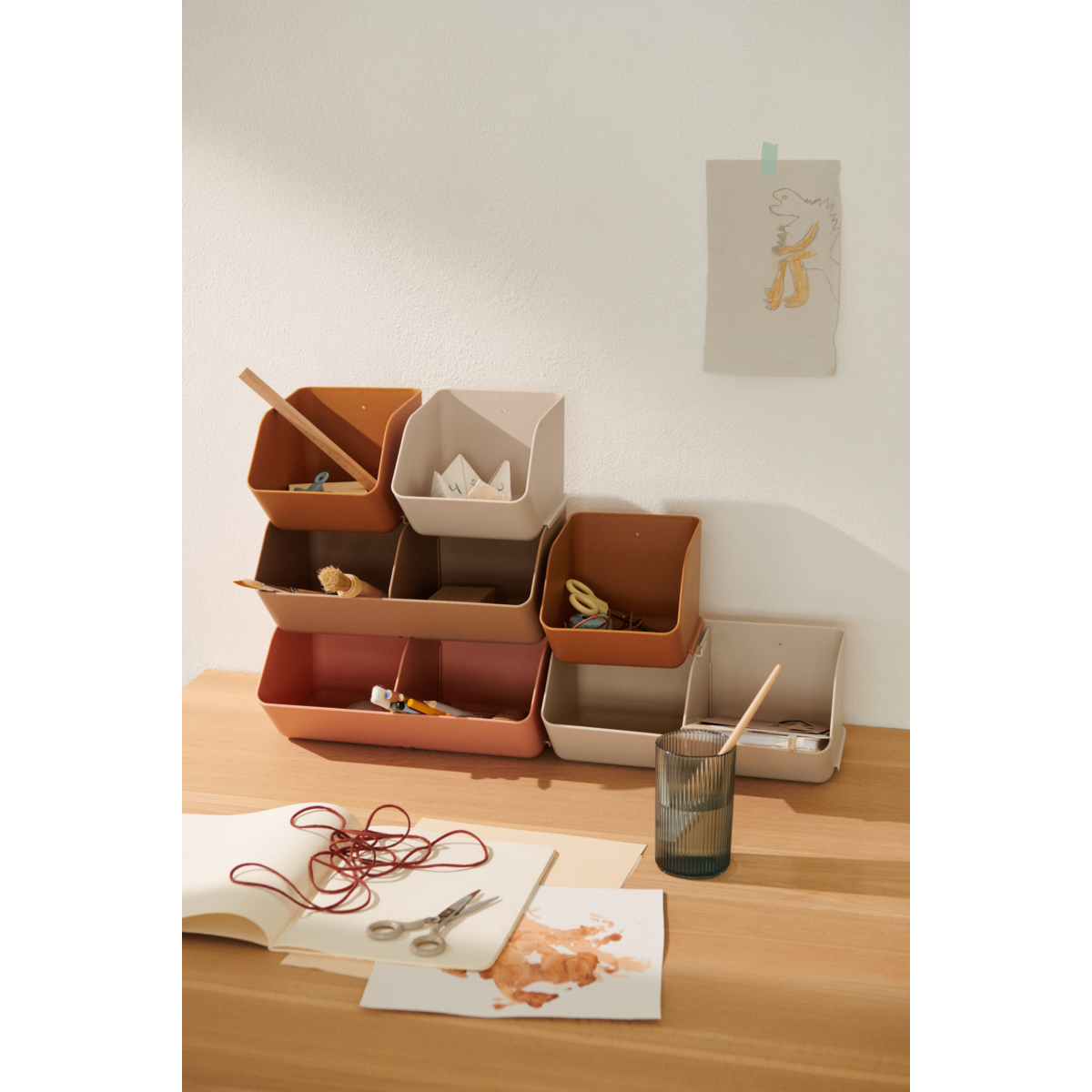 Liewood Rosemary desktop organiser Small - Sandy - MULTI HOLDER