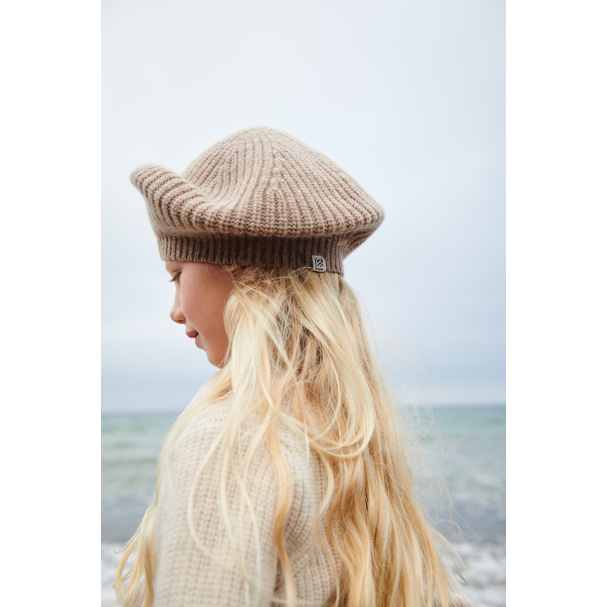 Liewood Borg Beret Hat - Oat melange - HATS/CAP