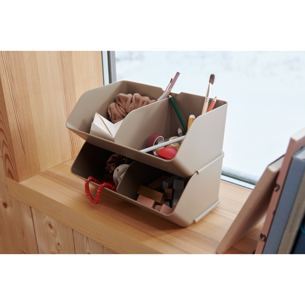 Liewood Rosemary desktop organiser Medium - Sandy - MULTI HOLDER