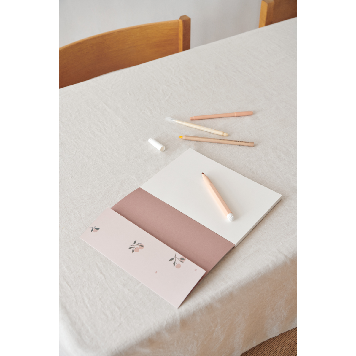 Liewood Jae notebook medium - Peach / Sea shell - NOTEBOOK