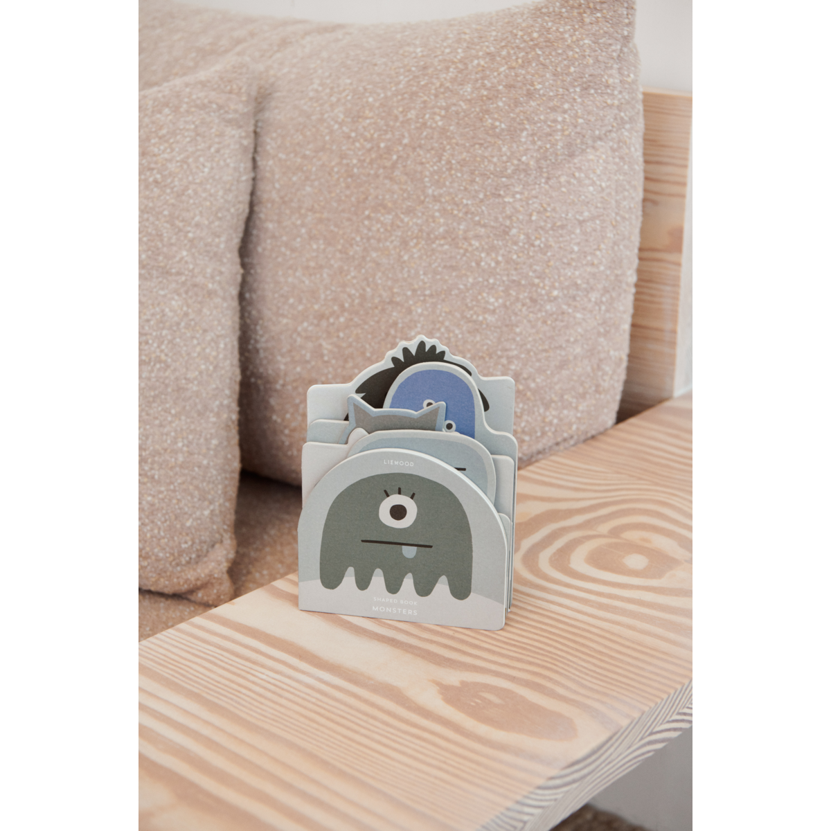 Liewood Jade special shape book - Monster / Mist - BABY BOOK