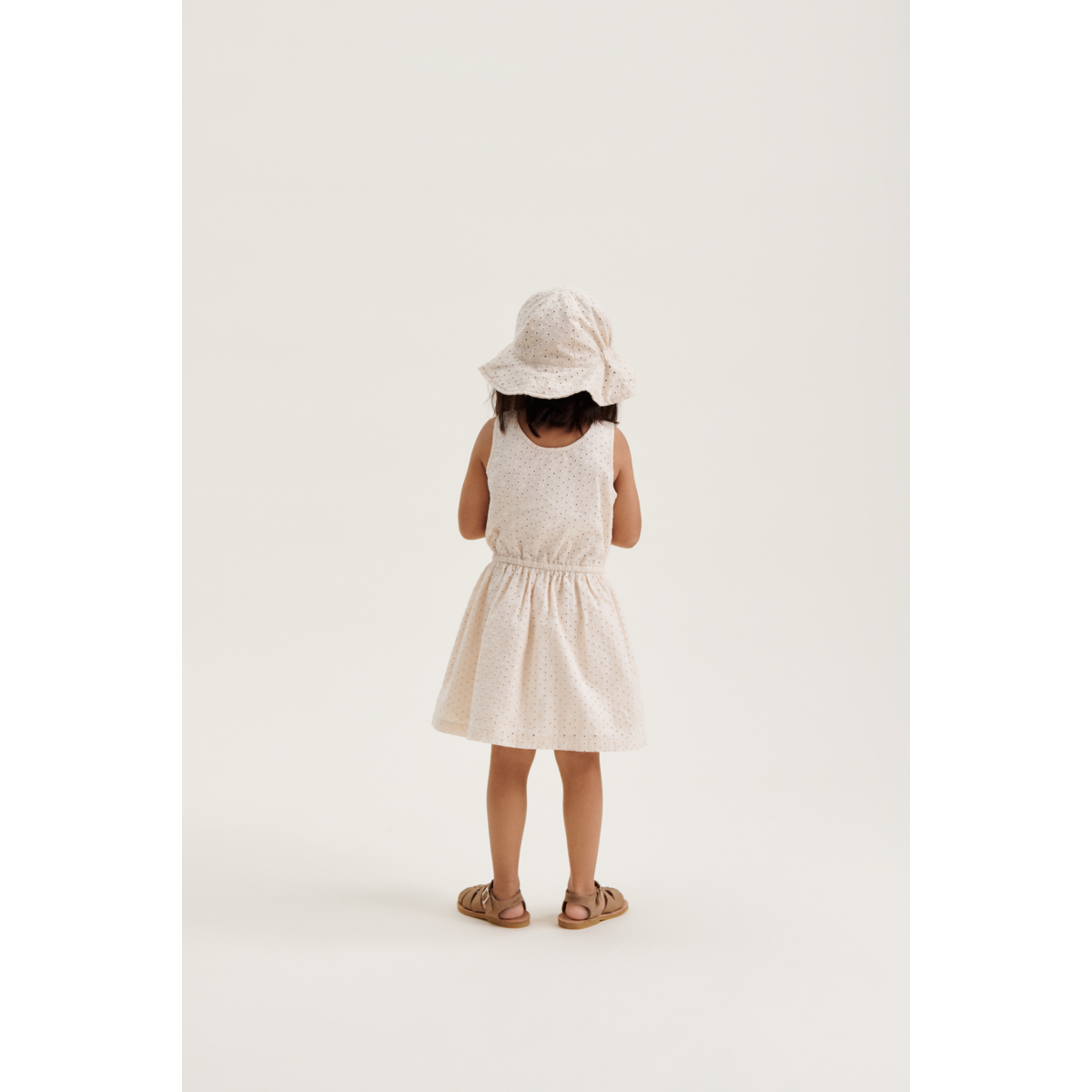 Liewood Amelia Anglaise Sun Hat - Sandy - HATS/CAP