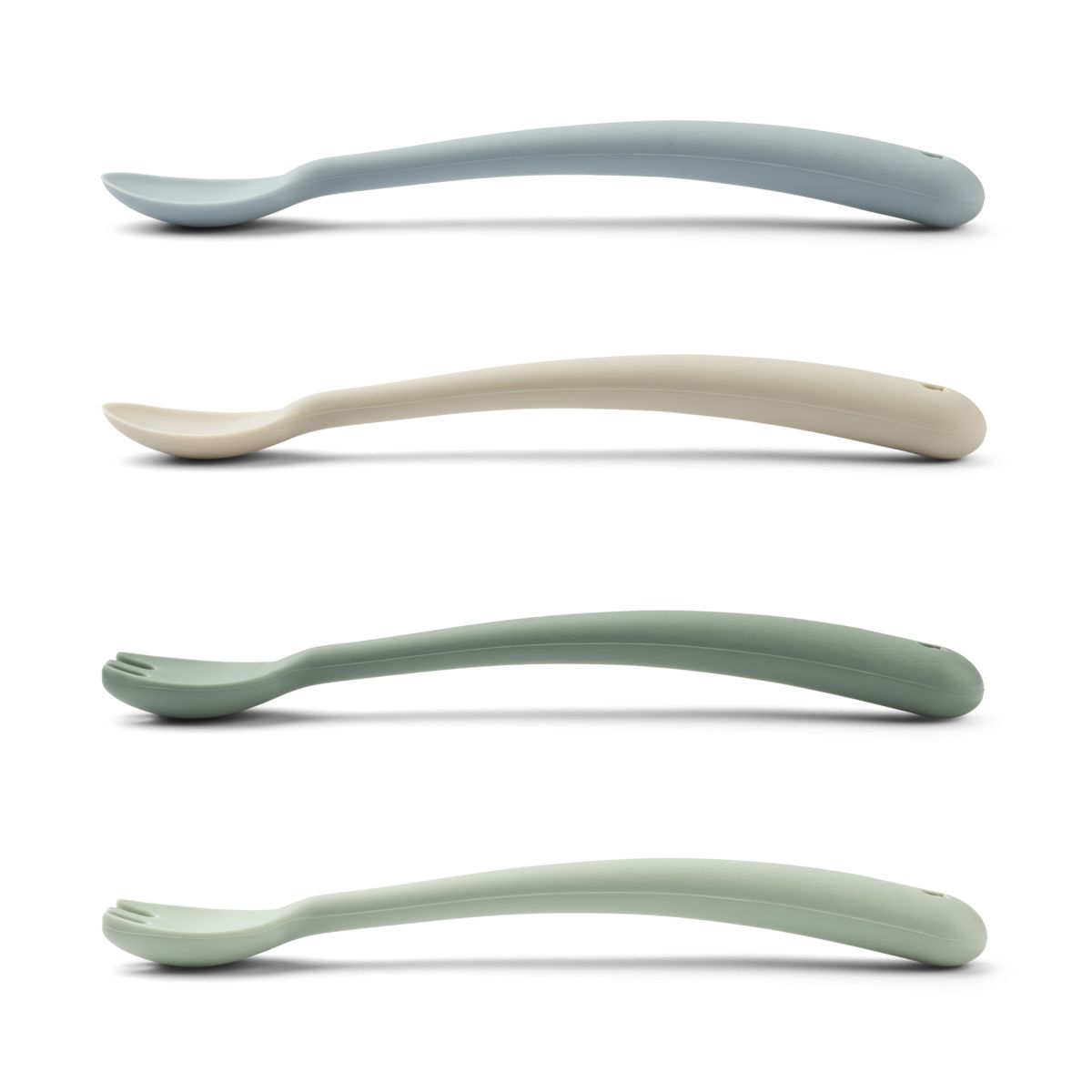 Liewood Shea feeding set 4-pack - Dusty mint multi mix - TABLEWARE SET