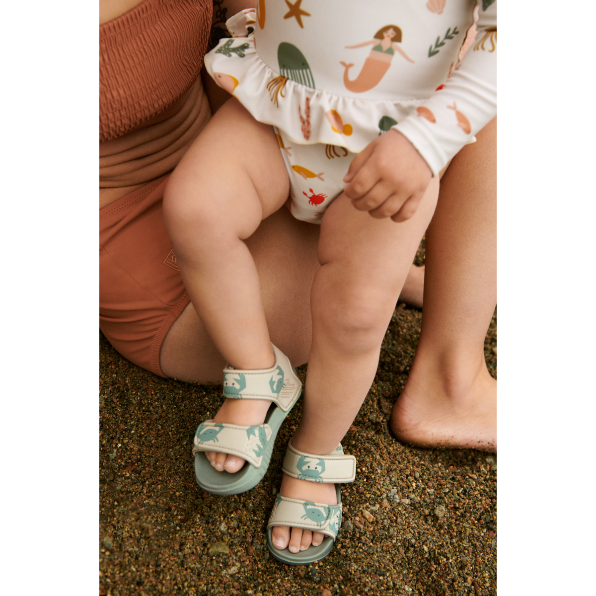 Liewood Blumer Strap Sandals - Crab / Sandy - SANDALS