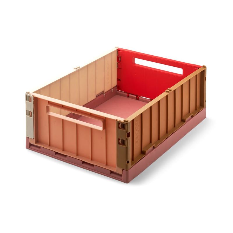 Liewood Weston Large Storage Box - Dusty raspberry multi mix - STORAGE BOX