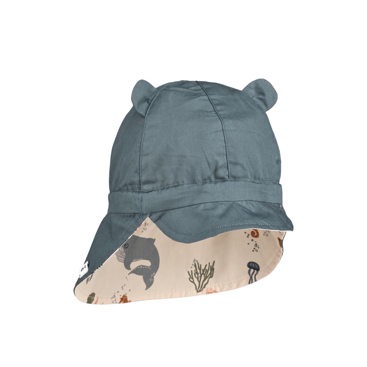 Liewood Gorm Reversible Sun Hat - Sea creature / Sandy - HATS/CAP