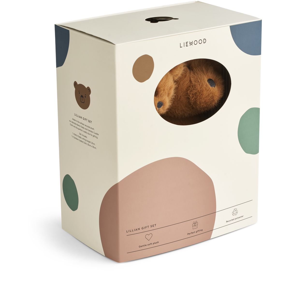 Liewood Lillian Bear Hamper - Golden caramel - TEDDY