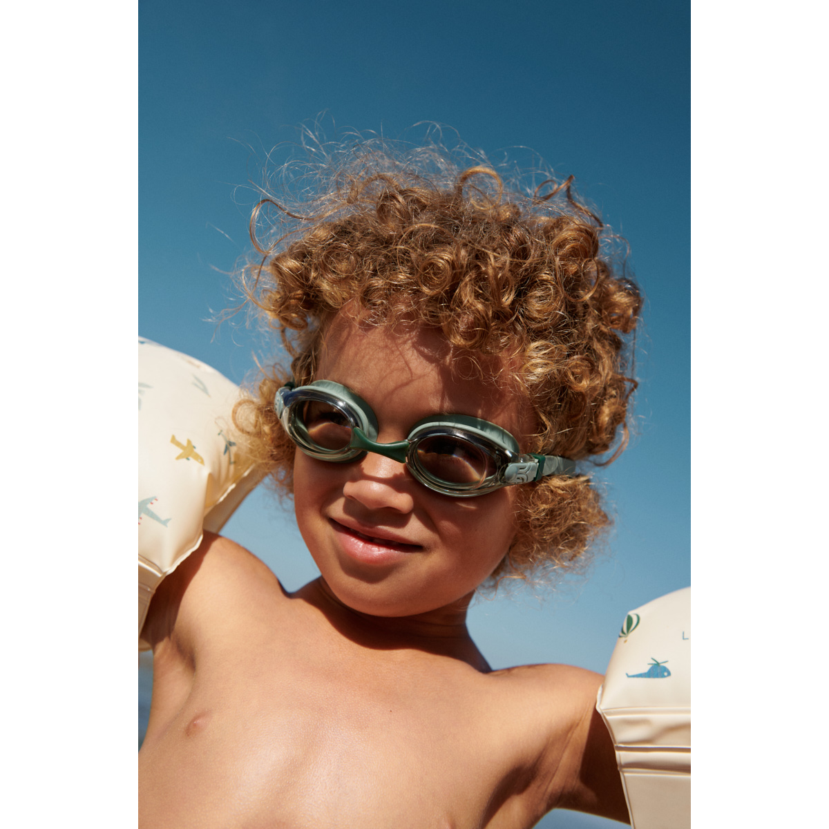 Liewood Titas swim goggles - Peppermint / Garden green - WATER TOYS