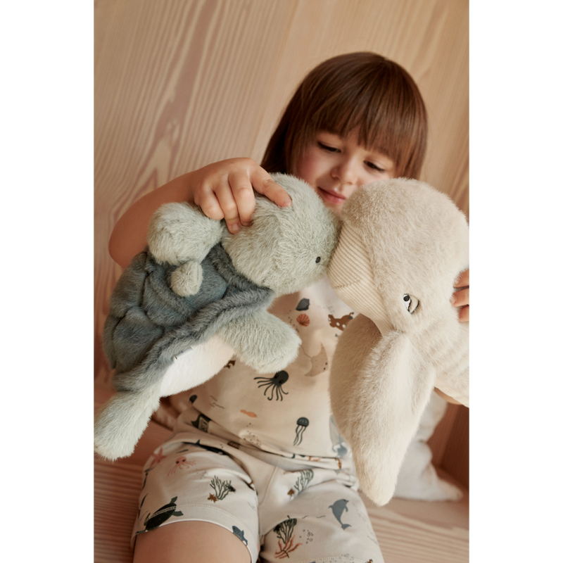 Liewood Berman Whale Teddy - Mist - TEDDY