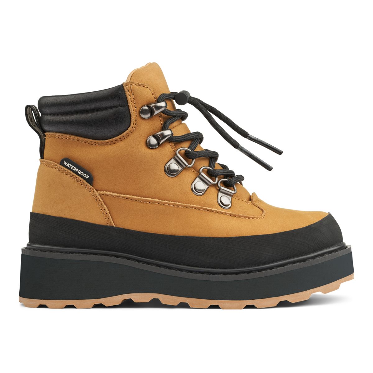 Liewood Lucien Leather Boot - Golden caramel / Black - REGULAR BOOTS