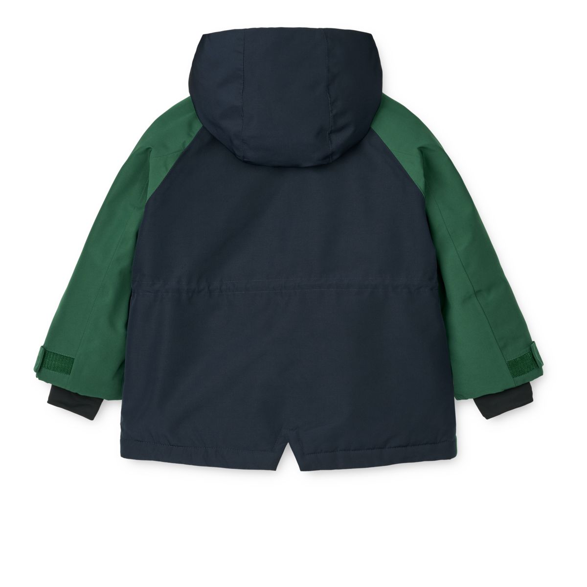 Kalle winter jacket - Classic navy / Garden green