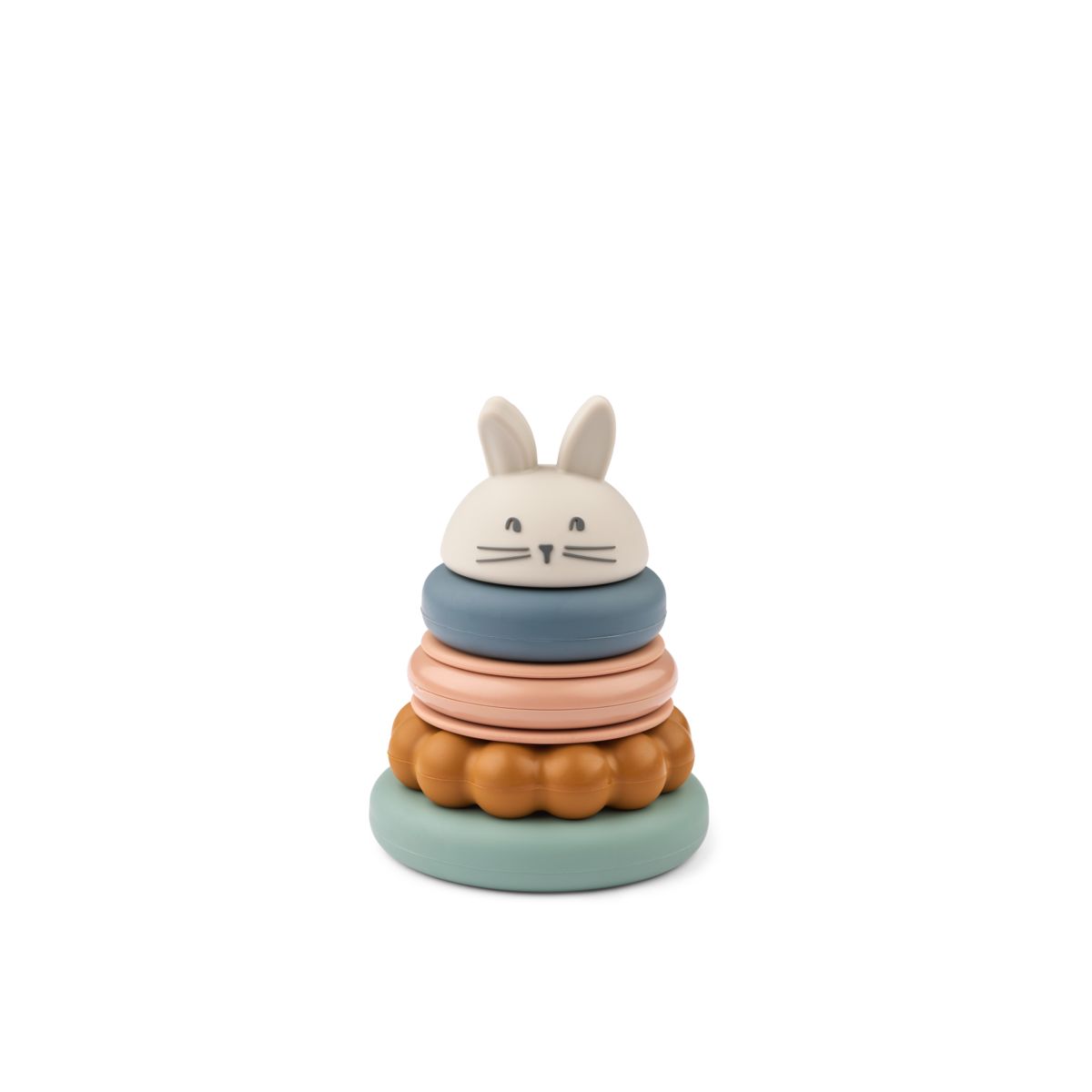 Donata Silicone Stacking Tower - Sandy multi mix
