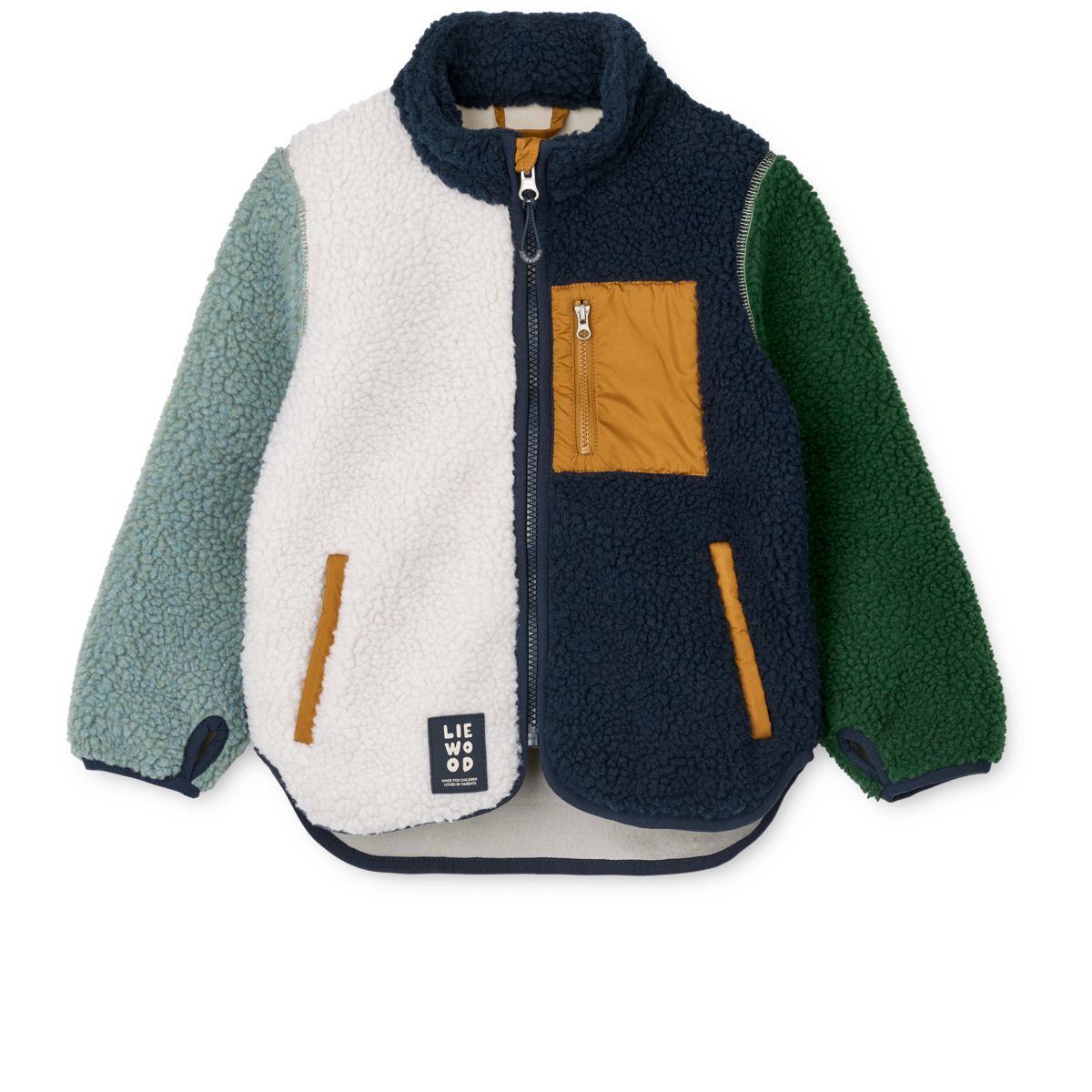 Liewood Nolan Pile Jacket - Peppermint multi mix - JACKET