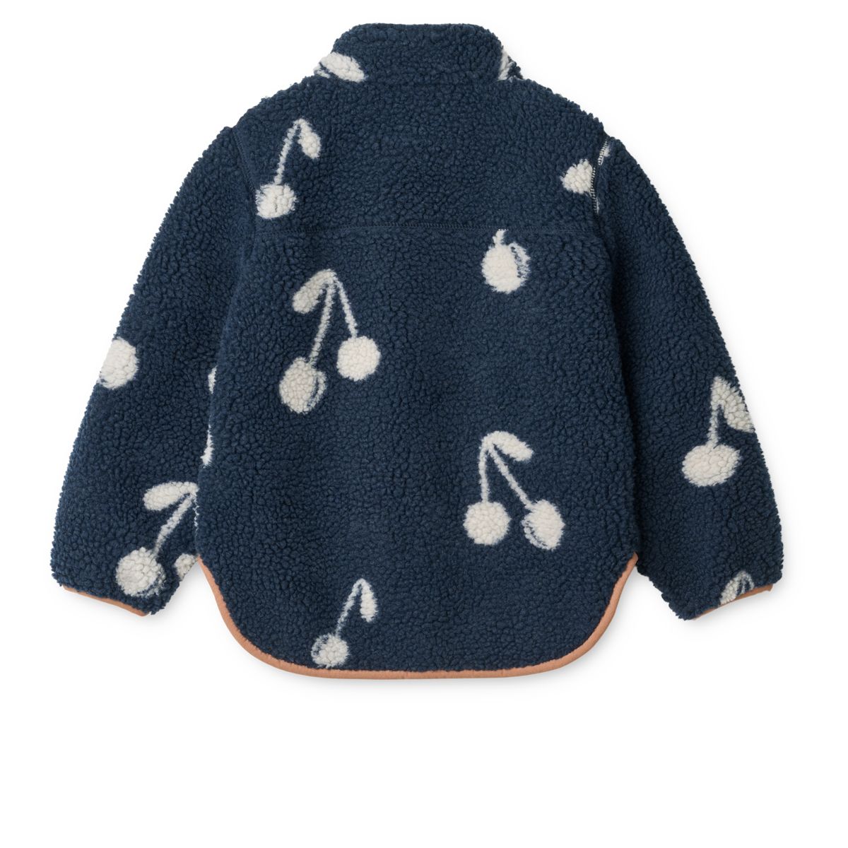 Liewood Noam Pile Jacket - Cherry blossom / Classic navy - JACKET