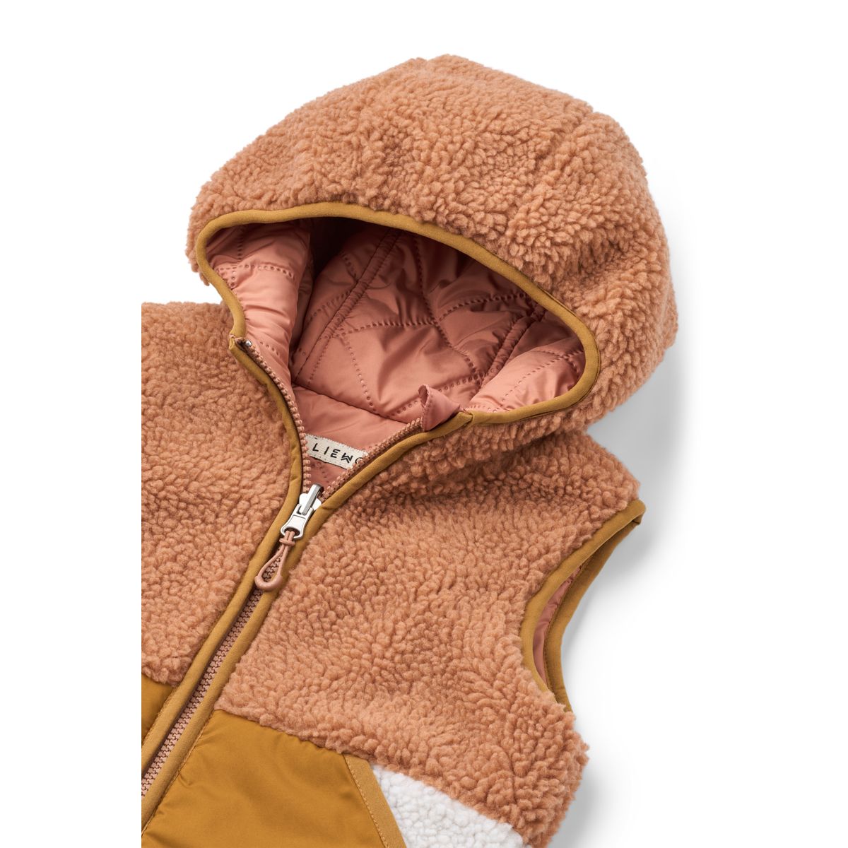 Liewood Diana Reversible Pile Vest - Tuscany rose mix - VEST