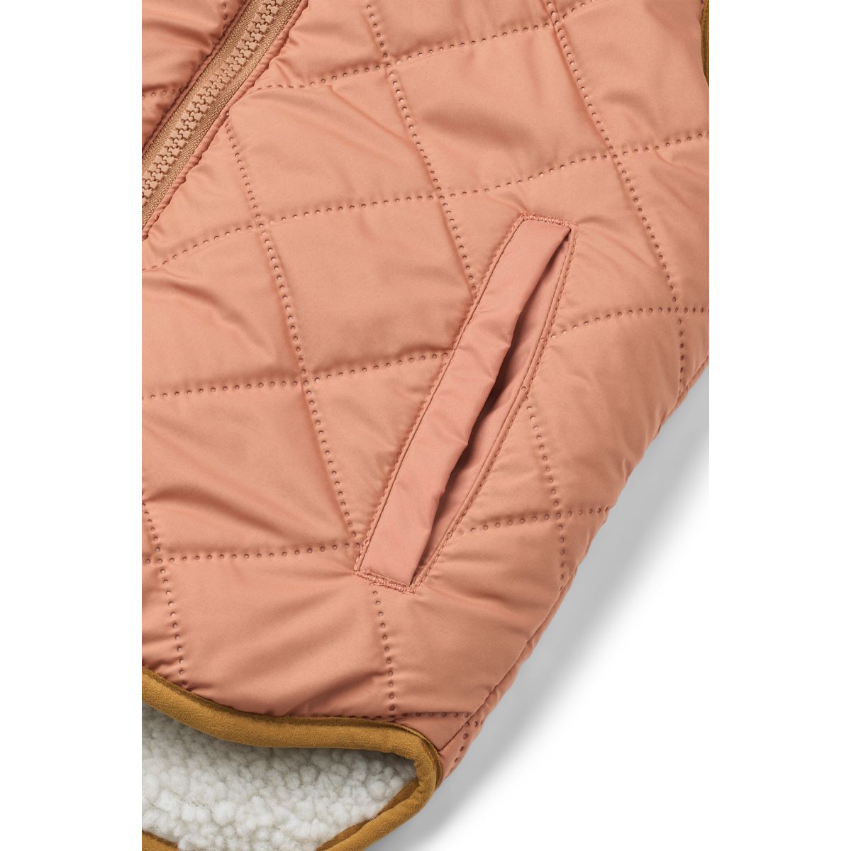 Liewood Diana Reversible Pile Vest - Tuscany rose mix - VEST