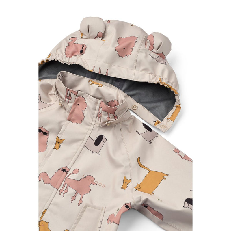 Liewood Manu Rainwear Set - Cats and Dogs / Sandy - SET