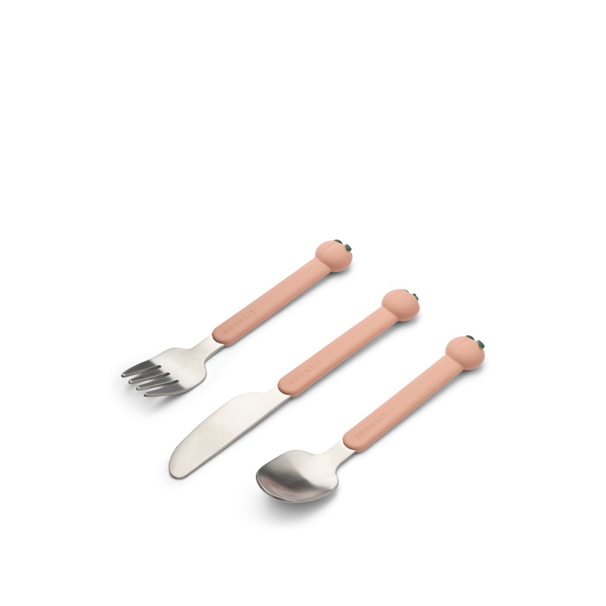 Liewood Tove Cutlery Set - Peach / Pale tuscany multi mix - CUTLERY