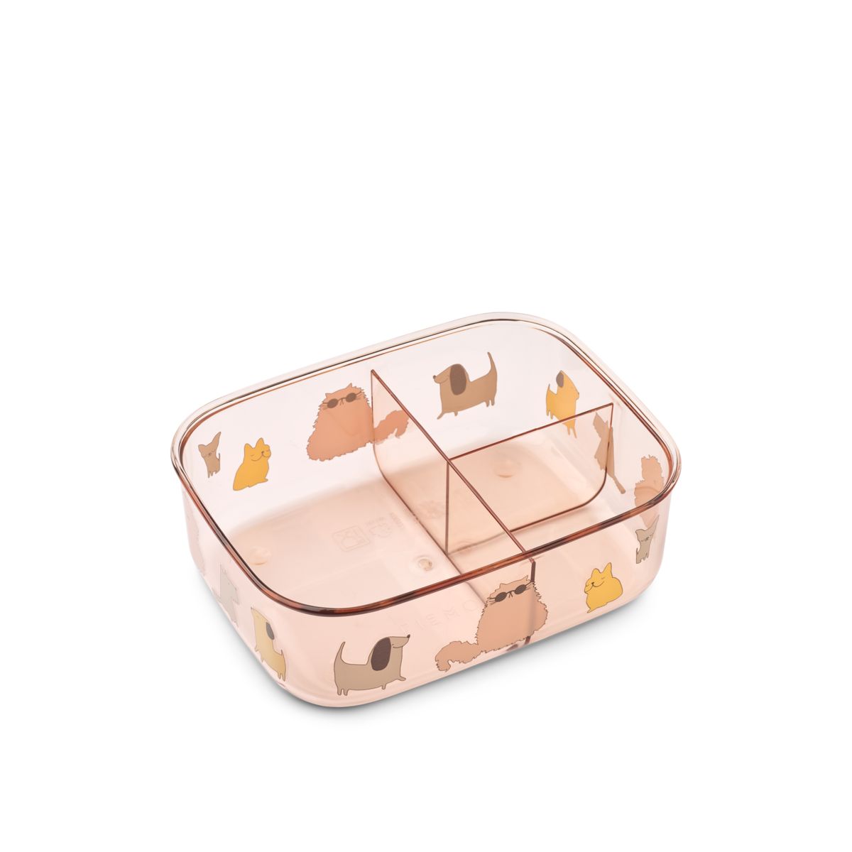 Liewood Arthur Tritan Lunchbox - Cats and Dogs / Sandy - LUNCHBOX