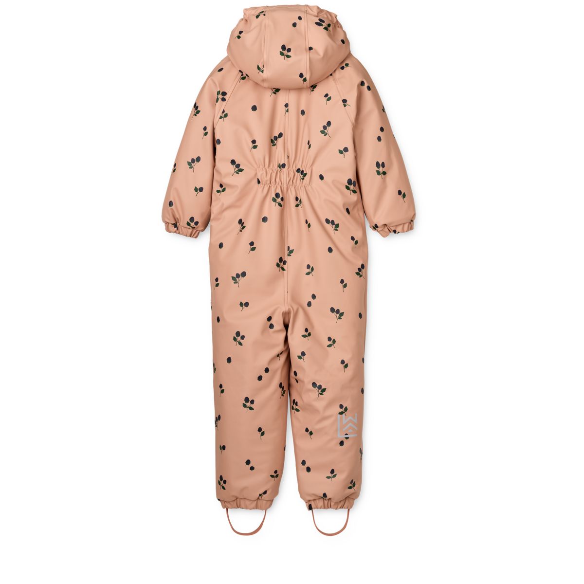 Maddy PU Rainsuit - Berry / Pale tuscany / Embroidery