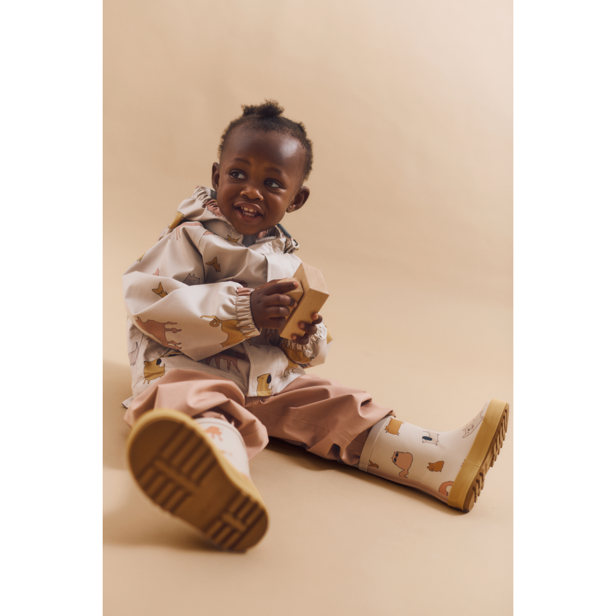 Liewood MANU Toddler Rainwear Set - Cats and Dogs / Sandy - SET