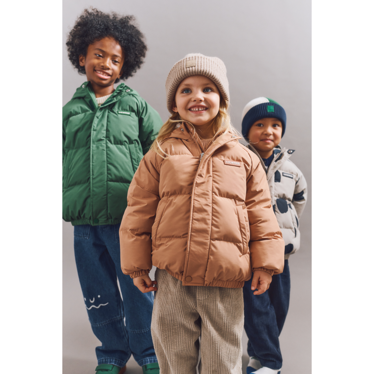 Ezra Beanie - Classic navy multi mix