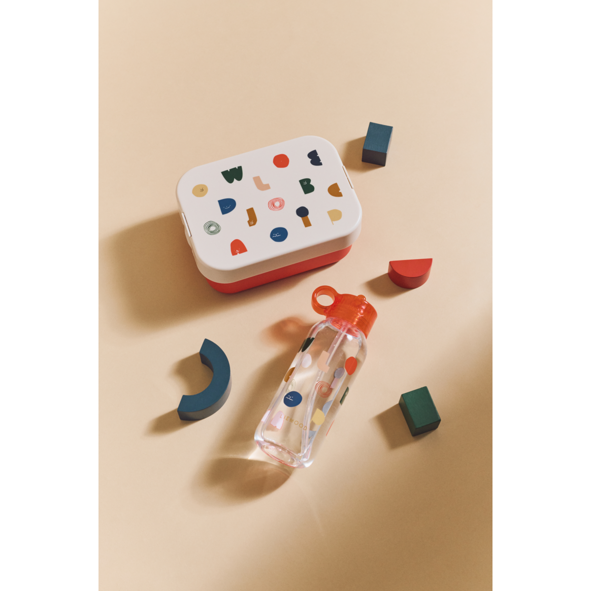 Liewood Chelsey Lunchbox Set - Characters / Sandy - LUNCHBOX