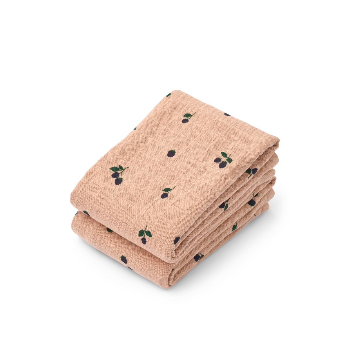 Liewood Lewis Muslin Cloth 2-Pack - Mini Berry / Pale tuscany - MUSLIN CLOTH